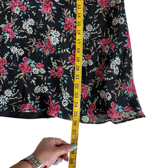 Jaclyn Smith Women’s Y2K Floral Midi Skirt Size Small 90s Ditsy Floral - Picture 6 of 6